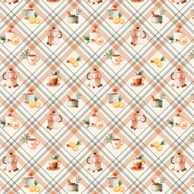 Tricoline Estampada Xícara de Afeto